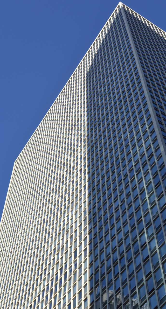 Shadows from Pearson Street. Chicago. 