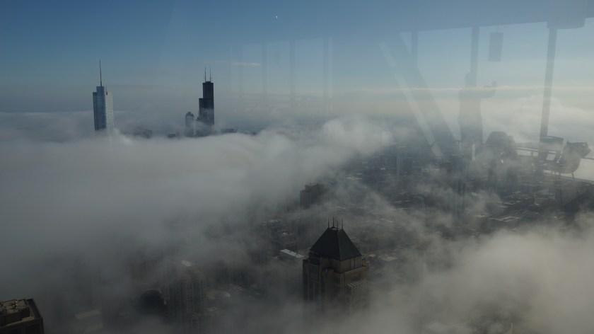 Chicago’s Skyscrapers Covered in a white blanket