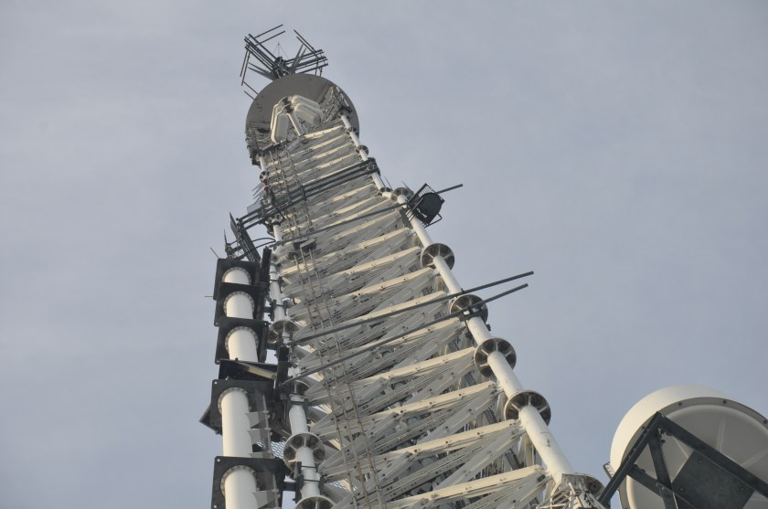 Those little antenna towers atop the John Hancock