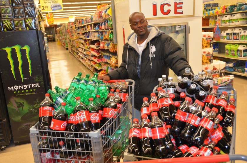 Have a Coke and a smile and then get about 25 people laughing like hell near the check out area because the sight of those carts made sense to no one.